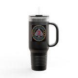 Tip of the Spear Insulated Travel Mug with Design  40oz